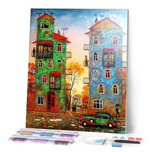 Afbeelding in Gallery-weergave laden, Diamond Painting - Buren Appartementen steden, Diamond Painting Steden