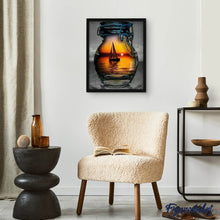 Afbeelding in Gallery-weergave laden, Diamond Painting - Zeilboot en vaas Diamond Painting Schepen, schepen