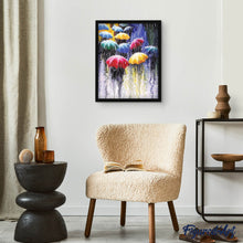Afbeelding in Gallery-weergave laden, Diamond Painting - Paraplu's in de regen Diamond Painting Romantiek, romantiek