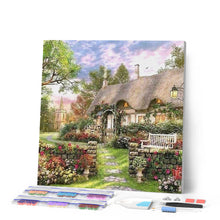 Afbeelding in Gallery-weergave laden, Diamond Painting - Plattelandshuis Diamond Painting Landschappen, landschappen