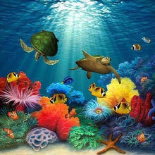 Afbeelding in Gallery-weergave laden, Diamond Painting - Onder de zee dieren, Diamond Painting Dieren