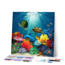 Afbeelding in Gallery-weergave laden, Diamond Painting - Onder de zee dieren, Diamond Painting Dieren