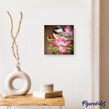 Afbeelding in Gallery-weergave laden, Diamond Painting - Kleine vogel en bloemen dieren, vogels, Diamond Painting Dieren, Diamond Painting Bloemen, bloemen