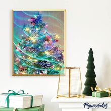 Afbeelding in Gallery-weergave laden, Diamond Painting - Kerstboom Kerstmis, Diamond Painting Religie, religie