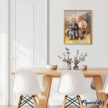 Afbeelding in Gallery-weergave laden, Diamond Painting - Koppel op een bankje Diamond Painting Romantiek, romantiek