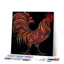 Afbeelding in Gallery-weergave laden, Diamond Painting - Mode Haan dieren, Diamond Painting Dieren, hanen