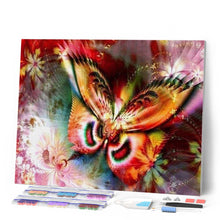 Afbeelding in Gallery-weergave laden, Diamond Painting - Kleurrijke vlinder dieren, vlinders, Diamond Painting Dieren