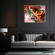 Afbeelding in Gallery-weergave laden, Diamond Painting - Kleurrijke vlinder dieren, vlinders, Diamond Painting Dieren