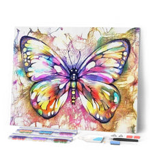 Afbeelding in Gallery-weergave laden, Diamond Painting - Vlinder en kleuren dieren, vlinders, Diamond Painting Dieren