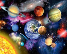 Afbeelding in Gallery-weergave laden, Diamond Painting - Planeten uit de lucht Diamond Painting Ontdek de wereld, ontdek de wereld