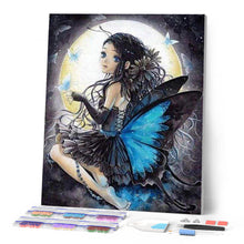 Afbeelding in Gallery-weergave laden, Diamond Painting - Vrouw met vleugels dieren, Diamond Painting Dieren