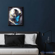 Afbeelding in Gallery-weergave laden, Diamond Painting - Vrouw met vleugels dieren, Diamond Painting Dieren