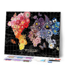 Afbeelding in Gallery-weergave laden, Diamond Painting - De wereld in bloemen