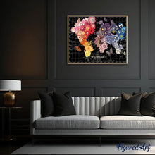 Afbeelding in Gallery-weergave laden, Diamond Painting - De wereld in bloemen