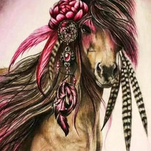Afbeelding in Gallery-weergave laden, Diamond Painting - Feest paard dieren, Diamond Painting Dieren, paarden