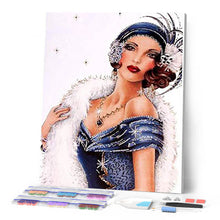 Afbeelding in Gallery-weergave laden, Diamond Painting - Elegante Vrouw