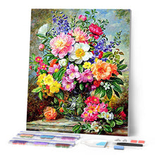 Afbeelding in Gallery-weergave laden, Diamond Painting - Een boeket van veelkleurige bloemen
