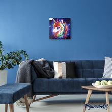 Afbeelding in Gallery-weergave laden, Diamond Painting - Abstracte Eenhoorn dieren, Diamond Painting Dieren, eenhoorns