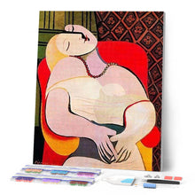 Afbeelding in Gallery-weergave laden, Diamond Painting - Picasso's droom Diamond Painting Beroemde Schilderijen, beroemde schilderijen, picaso