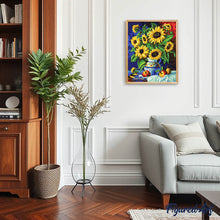 Afbeelding in Gallery-weergave laden, Diamond Painting - Marguerite vaas op een tafelkleed