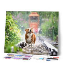 Afbeelding in Gallery-weergave laden, Diamond Painting - Hond op het spoor