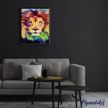 Afbeelding in Gallery-weergave laden, Diamond Painting - Leeuwenkop dieren, Diamond Painting Dieren, leeuwen