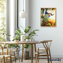 Afbeelding in Gallery-weergave laden, Diamond Painting - Pauwen op een tak dieren, Diamond Painting Dieren, pauwen