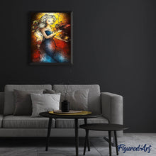 Afbeelding in Gallery-weergave laden, Diamond Painting - Vrouwen gebrandschilderd glas Diamond Painting Romantiek, romantiek