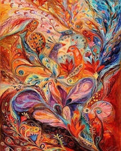 Afbeelding in Gallery-weergave laden, Diamond Painting - Abstracte pauwen dieren, Diamond Painting Dieren, pauwen