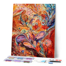 Afbeelding in Gallery-weergave laden, Diamond Painting - Abstracte pauwen dieren, Diamond Painting Dieren, pauwen