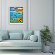 Afbeelding in Gallery-weergave laden, Diamond Painting - Zeester dieren, Diamond Painting Dieren
