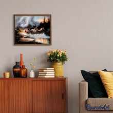 Afbeelding in Gallery-weergave laden, Diamond Painting - Indiase geest en paarden