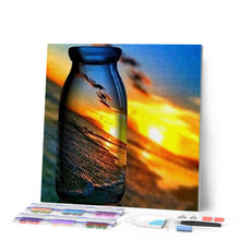 Afbeelding in Gallery-weergave laden, Diamond Painting - Reflecties in een fles Diamond Painting Landschappen, landschappen