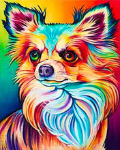Afbeelding in Gallery-weergave laden, Diamond Painting - Portret van een hond in kleur
