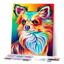 Afbeelding in Gallery-weergave laden, Diamond Painting - Portret van een hond in kleur