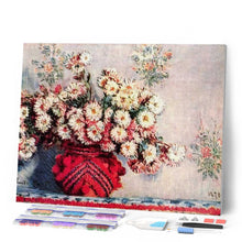 Afbeelding in Gallery-weergave laden, Diamond Painting - Rode vaas en bloemen