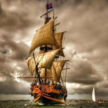 Afbeelding in Gallery-weergave laden, Diamond Painting - Schip Diamond Painting Schepen, schepen