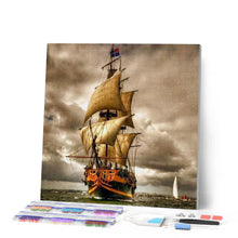 Afbeelding in Gallery-weergave laden, Diamond Painting - Schip Diamond Painting Schepen, schepen