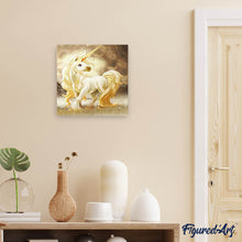 Afbeelding in Gallery-weergave laden, Diamond Painting - Witte Eenhoorn dieren, Diamond Painting Dieren, eenhoorns