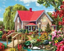 Afbeelding in Gallery-weergave laden, Diamond Painting - Mooi huis Diamond Painting Landschappen, landschappen
