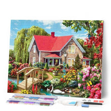 Afbeelding in Gallery-weergave laden, Diamond Painting - Mooi huis Diamond Painting Landschappen, landschappen