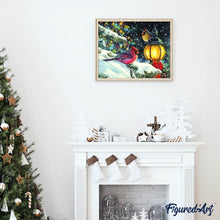 Afbeelding in Gallery-weergave laden, Diamond Painting - Vogels en Lantaarn dieren, vogels, Diamond Painting Dieren