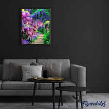 Afbeelding in Gallery-weergave laden, Diamond Painting - Blauwe regen Bloem Diamond Painting Landschappen, landschappen