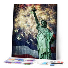 Afbeelding in Gallery-weergave laden, Diamond Painting - Vrijheidsbeeld steden, Diamond Painting Steden