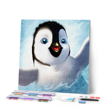 Afbeelding in Gallery-weergave laden, Diamond Painting - Baby pinguïn dieren, Diamond Painting Dieren