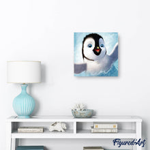 Afbeelding in Gallery-weergave laden, Diamond Painting - Baby pinguïn dieren, Diamond Painting Dieren