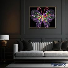Afbeelding in Gallery-weergave laden, Diamond Painting - Abstracte vlinder dieren, vlinders, Diamond Painting Dieren