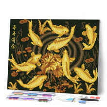 Afbeelding in Gallery-weergave laden, Diamond Painting - Golden Koi-karper