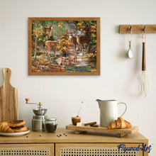 Afbeelding in Gallery-weergave laden, Diamond Painting - Herten Familie dieren, Diamond Painting Dieren