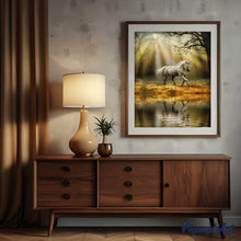 Afbeelding in Gallery-weergave laden, Diamond Painting - Eenhoorn aan de waterkant dieren, Diamond Painting Dieren, eenhoorns